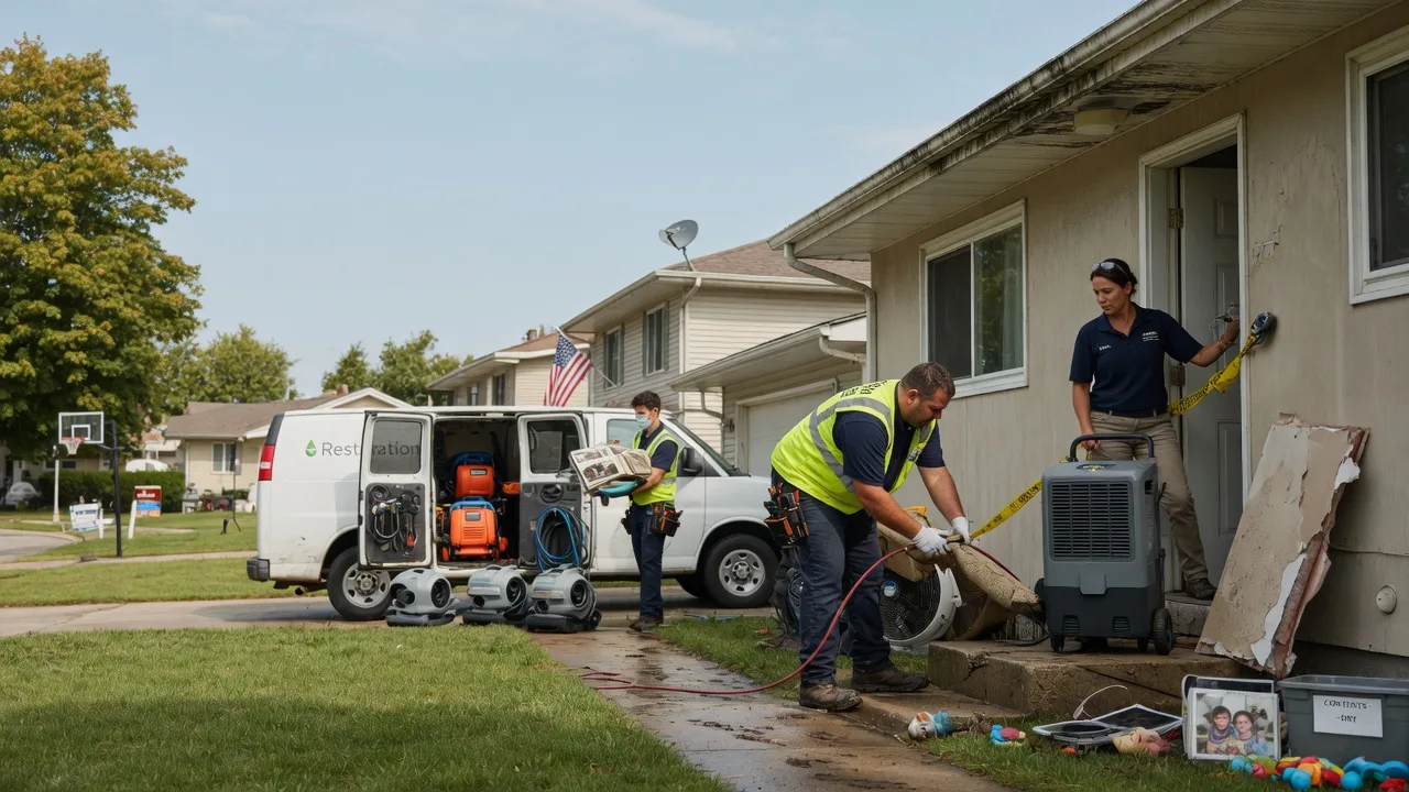 Water Damage Restoration in Fairwater, WI near me